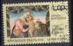 France 1992 - YT 2754 - La Vierge et l'Enfant, soutenue par un Ange - BOTTICELLI