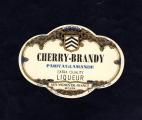 Ancienne tiquette d'alcool : Cherry Brandy , Parivat-Lamande