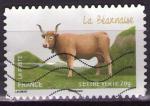 955 - Vaches de nos rgions: la Barnaise - oblitr - anne 2014