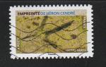 France timbre oblitr anne 2021 Empreinte Animaux : Hron cendr