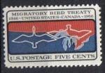 timbre USA 1966 - YT 800 -  Trait sur les oiseaux migrateurs