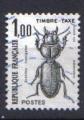 Timbre France 1982 - YT Taxe 106 - insectes - Scarites laevigatus