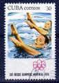 CUBA N 1936 o Y&T 1976 XXI Jeux Olympiques Montral 76 (ballet nautique)