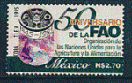 Mexique 1995 -  YT 1606 - oblitr - 50 anniversaire FAO