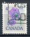 Timbre CANADA  1977  Obl  N 628  Y&T  Fleurs
