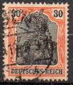 1905 - Deutsches Reich - Mi N 89 - 30 Pf orange et noir