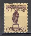 Timbre Pologne Oblitr / Cachet Rond / 1955 / Y&T N803