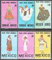 MEXIQUE costumes typiques nationaux de 1980 et 81 neufs** TTB