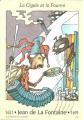 PAP carte postale timbre La Fontaine - la cigale et la fourmi en 1995