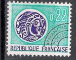 France pro 1964; Y&T n 125; 0,22, monnaie gauloise