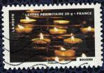 France 2012 Oblitr Used Le timbre fte le feu Les Bougies Y&T 759