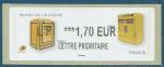 LISA 2 (ATM) LP ***1,70 EUR LETTRE PRIORITAIRE sur papier Boites aux Lettres