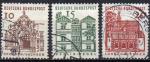 ALLEMAGNE FDRALE N 322  324 o Y&T 1964-1965 difices Historiques