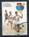 Timbre  CUBA   1977  Obl  N  2025    Y&T   Course  pied