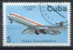Timbre de CUBA 1988  Obl  N 2851  Y&T   Avion
