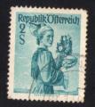 Autriche 1948 Oblitr rond Used Stamp Costumes traditionnels