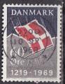 DANEMARK N 492 de 1969 oblitr  
