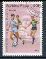 Timbre du BURKINA FASO 1985  Obl  N 668  Y&T  Football