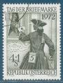 Autriche N1233 Journe du timbre 1972 oblitr