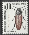 France Taxe 1982; Y&T n 103 **; 0,10F insecte coloptre