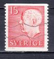 SUEDE - 1957 - Roi Gustav VI  - Yvert 419 Oblitr
