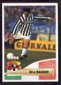 Carte PANINI Football 1994 N 253 Dino BAGGIO Juventus fiche au dos
