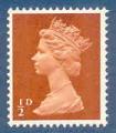 Grande-Bretagne N471 Elizabeth II 1/2p brun-orange neuf**