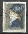 France timbre n 1570 oblitr anne 1968 Modele d'Auguste Renoir