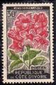 Cte d'Ivoire (Rp.) 1961 - Fleur : newbouldia laevis, obl./used - YT 196 