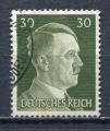 Timbre ALLEMAGNE Empire III Reich 1941 - 43  Obl  N 718   Y&T  Personnage