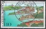 Allemagne - 2000 - Yt n 1935 - Ob - Vue de la ville de Passau