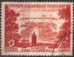 A..F. 1956 - FIDES : Port de Libreville - YT 235 