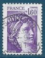 N2060 Sabine 1,60 violet oblitr