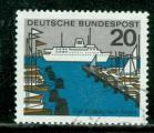 Allemagne Fdrale 1964 Y&T 290 oblitr Ferry-boat
