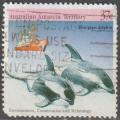 AUSTRALIE AAT 1988 Y&T 79 Environment Strip Hourglass Dolphins (coin cass)