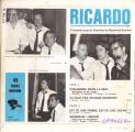 EP 45 RPM (7")  Ricardo " trangers dans la nuit "
