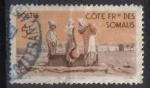 Colonies franaises DJIBOUTI Cote des SOMALIS 1947 - YT 277 - Village