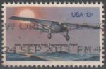 -U.A / USA 1977 - 50ans du 1er vol transatlantique en solo - YT 1159/Sc 1710 