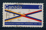 Canada 1970 - YT 427 - oblitr - centenaire Manitoba