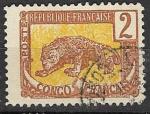 Congo - 1900 - YT n 28  oblitr
