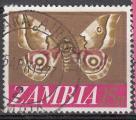 Zambie 1968  Y&T  45  oblitr  papillon