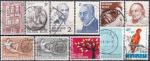 BELGIQUE 11 timbres de 1962 oblitrs