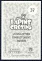 Panini Carrefour Rush Lapins Crtins Bwaaah Carte sticker N 37