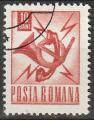 Timbre oblitr n 2346(Yvert) Roumanie 1968 - Cor postal avec clairs