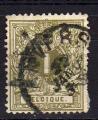 Belgique. 1884 / 91. N 42 . Obli (Voir dentelure)