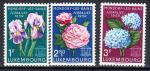 LUXEMBOURG - 1959 - Fleurs - Yvert 564/566 Neufs**