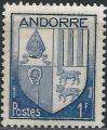 Andorre Franais - 1948 - Y & T n 119 - MNH (2