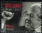 Portugal 2017 Oblitr Mrio Soares Prsident de la Rpublique de 1986  1996 SU