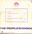 SP 45 RPM (7")  The People's Choice  "  Wootie-t-woo  "