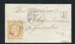 Belle lettre locale de Gamaches ( 1859 ) avec un n° 13A - Cachet PC 1364